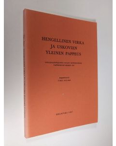 Kirjailijan Timo Holma käytetty kirja Hengellinen virka ja uskovien yleinen pappeus : Synodaalikirjoitus Oulun hiippakunnan pappeinkokoukseen 1967