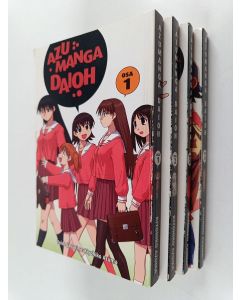 Kirjailijan Kiyohiko Azuma käytetty kirja Azumanga Daioh Osa 1-4