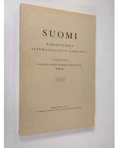 käytetty kirja Suomi : kirjoituksia isänmaallisista aiheista 101:s osa