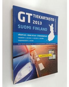 käytetty kirja GT-tiekartasto 2013 : Suomi-Finland = GT-vägatlas = GT road atlas = GT-Strassenatlas