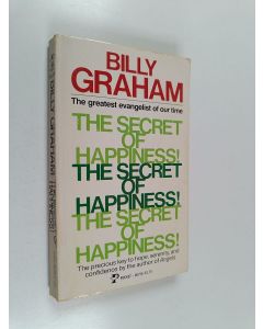 Kirjailijan Billy Graham käytetty kirja The Secret of Happiness