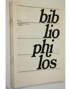 käytetty teos Bibliophilos nro 1-4/1976 (vuosikerta) : kirjallisuudenkerääjäin äänenkannattaja
