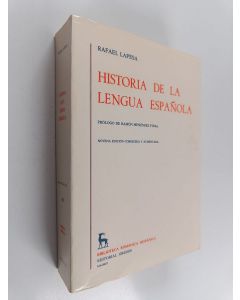 Kirjailijan Rafael Lapesa käytetty kirja Historia de la lengua española