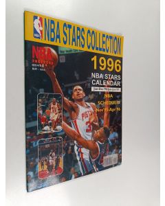 käytetty teos 1996 NBA Stars calendar : jan-dec'96/jan-jun'97