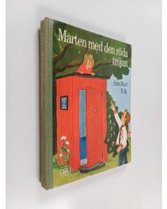 Kirjailijan Ann Mari Falk käytetty kirja Mårten med den röda tröjan