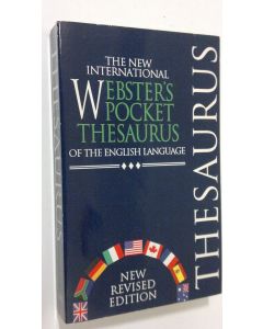 käytetty kirja The new international Webster's pocket thesaurus of the English language (ERINOMAINEN)