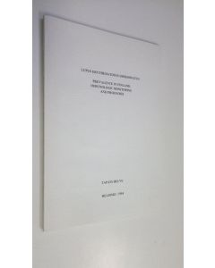 Kirjailijan Tapani Helve käytetty kirja Lupus erythematosus disseminatus : prevalence in Finland, immunologic monitoring and prognosis (ERINOMAINEN)