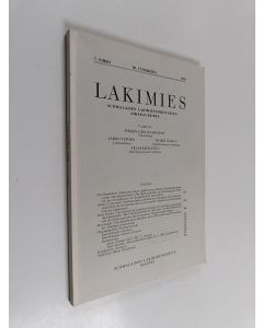 käytetty kirja Lakimies 7/1990 : Suomalaisen lakimiesyhdistyksen aikakauskirja