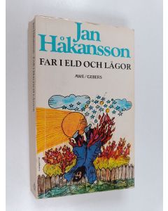Kirjailijan Jan Håkansson käytetty kirja Far i eld och lågor