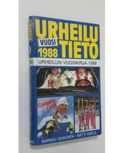 Kirjailijan Markku Siukonen käytetty kirja Urheilun vuosikirja 1988