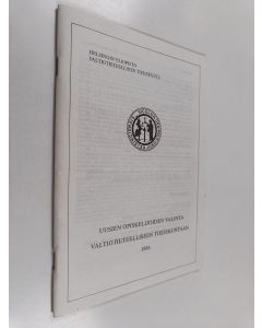 käytetty teos Uusien opiskelijoiden valinta Valtiotieteelliseen Tiedekuntaan 1986