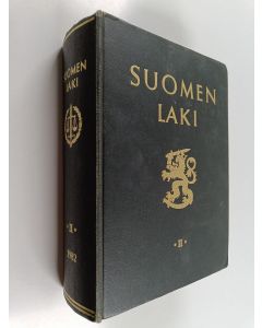 käytetty kirja Suomen laki 2 1982