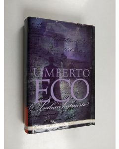 Kirjailijan Umberto Eco käytetty kirja Prahan kalmisto