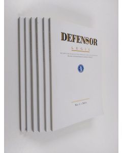 käytetty kirja Defensor legis - vuosikerta 2014 (N:o 1-6)