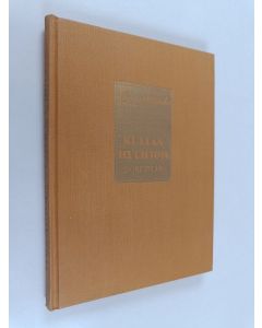 Kirjailijan Einari Vuorela käytetty kirja Kullanhuuhtoja : sonetteja