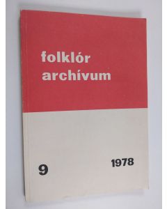 käytetty kirja Folklór archivum 9/1978
