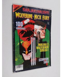 käytetty kirja Marvel sarjakuvalehti 2/1991 : Wolverine ; Nick Fury