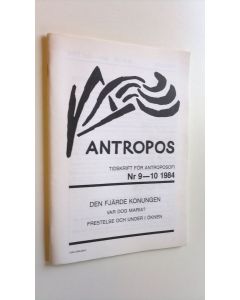 käytetty teos Antropos : Tidskrift för antroposofi - Nr 9-10 1984