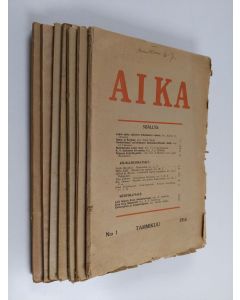 käytetty kirja Aika vuosikerta 1916 (1-5, 8-12, puuttuu nro 6-7)