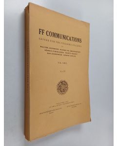 Kirjailijan Matti Kuusi käytetty kirja FF Communications vol. LXIX1, N:o 171 : Regen bei Sonnenschein zur Weltgeschichte einer Redensart