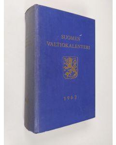 käytetty kirja Suomen valtiokalenteri 1962