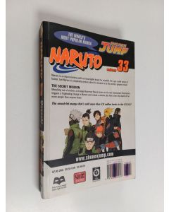 Kirjailijan Masashi Kishimoto käytetty kirja Naruto. Vol. 33 : The secret mission