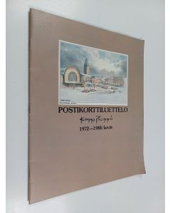 Kirjailijan Kimmo Pälikkö käytetty teos Postikorttiluettelo 1972-1988/kevät