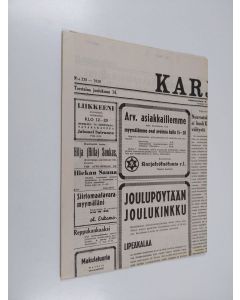 käytetty teos Karjala nro 338/1939 (14.12.)
