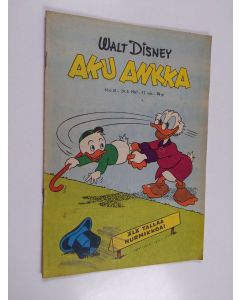 Kirjailijan Walt Disney käytetty teos Aku Ankka 21/1967