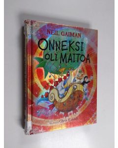 Kirjailijan Neil Gaiman käytetty kirja Onneksi oli maitoa