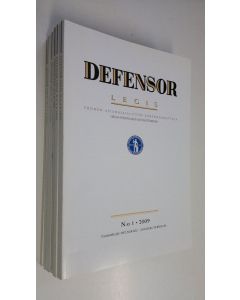 käytetty kirja Defensor legis vuosikerta 2009 (6 lehteä)