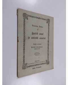 Kirjailijan Pietari Kurvinen käytetty kirja Taiwaallinen lohdutus, eli, Syntisi owat jo anteeksi annetut