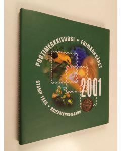 käytetty kirja Postimerkkivuosi 2001 = Frimärksåret =  Stamp year = briefmarkenjahr