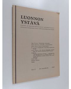 käytetty kirja Luonnon ystävä 2/1945 : Suomalaisen eläin- ja kasvitieteellinen aikakauslehti