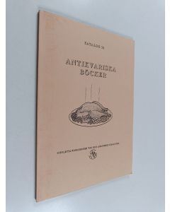 käytetty kirja Antikvariska böcker : Katalog 12