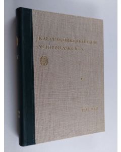 Kirjailijan Jouko Paakkanen & Hannu K. Kärkkäinen käytetty kirja Kauppakorkeakoulun ylioppilaskunta - 1911-1961