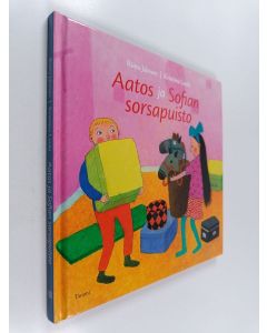 Kirjailijan Riitta Jalonen käytetty kirja Aatos ja Sofian sorsapuisto