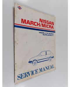 Tekijän Nissan  käytetty teos Nissan March/Micra - Model K10 Series supplement-I
