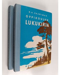 Kirjailijan E. A. Saarimaa käytetty kirja Oppikoulun lukukirja 1-2