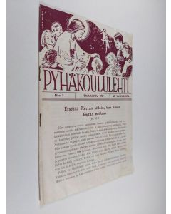 Kirjailijan T. J. Vauramo käytetty teos Pyhäkoululehti 1/1957
