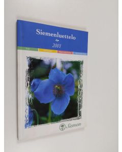 käytetty kirja Siemenluettelo 2001