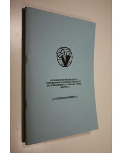 käytetty teos Rintamamiesveteraanien liitto : liittokokousasiakirja  (sääntömääräinen liittokokous Imatralla 8.6.1999 (UUDENVEROINEN)