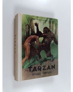 Kirjailijan Edgar Rice Burroughs käytetty kirja Tarzan, apinain kuningas