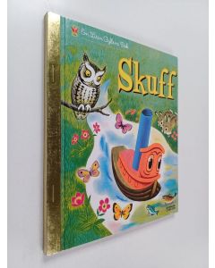 Kirjailijan Gertrude Crampton käytetty kirja Skuff : den lilla ångbåtens äventyr på floden