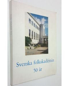 Kirjailijan Frey-Viking Österblom käytetty kirja Svenska folkakademin 1908-1958