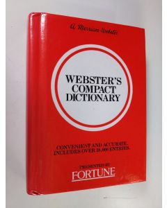 Kirjailijan Merriam-Webster käytetty kirja Webster's Compact Dictionary