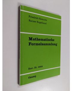 Kirjailijan Friedrich Kemnitz käytetty kirja Mathematische Formelsammlung