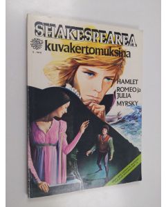 Kirjailijan William Shakespeare käytetty kirja Shakespearea kuvakertomuksina