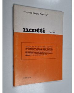 käytetty teos Nootti 7-8/1986