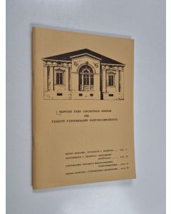 käytetty teos Rapport från Jakobstads museum 1980 = Tiedote Pietarsaaren kaupunginmuseosta 1980